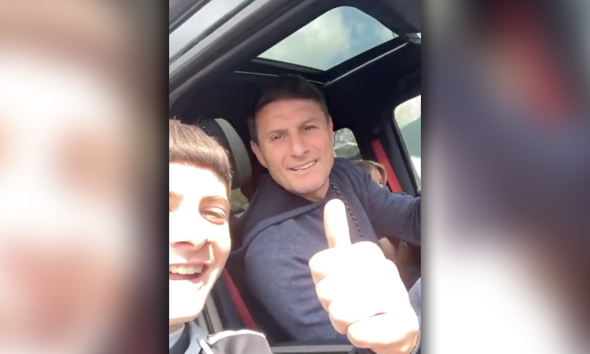 VIDEO Forza Milan In Faccia A Javier Zanetti La Reazione