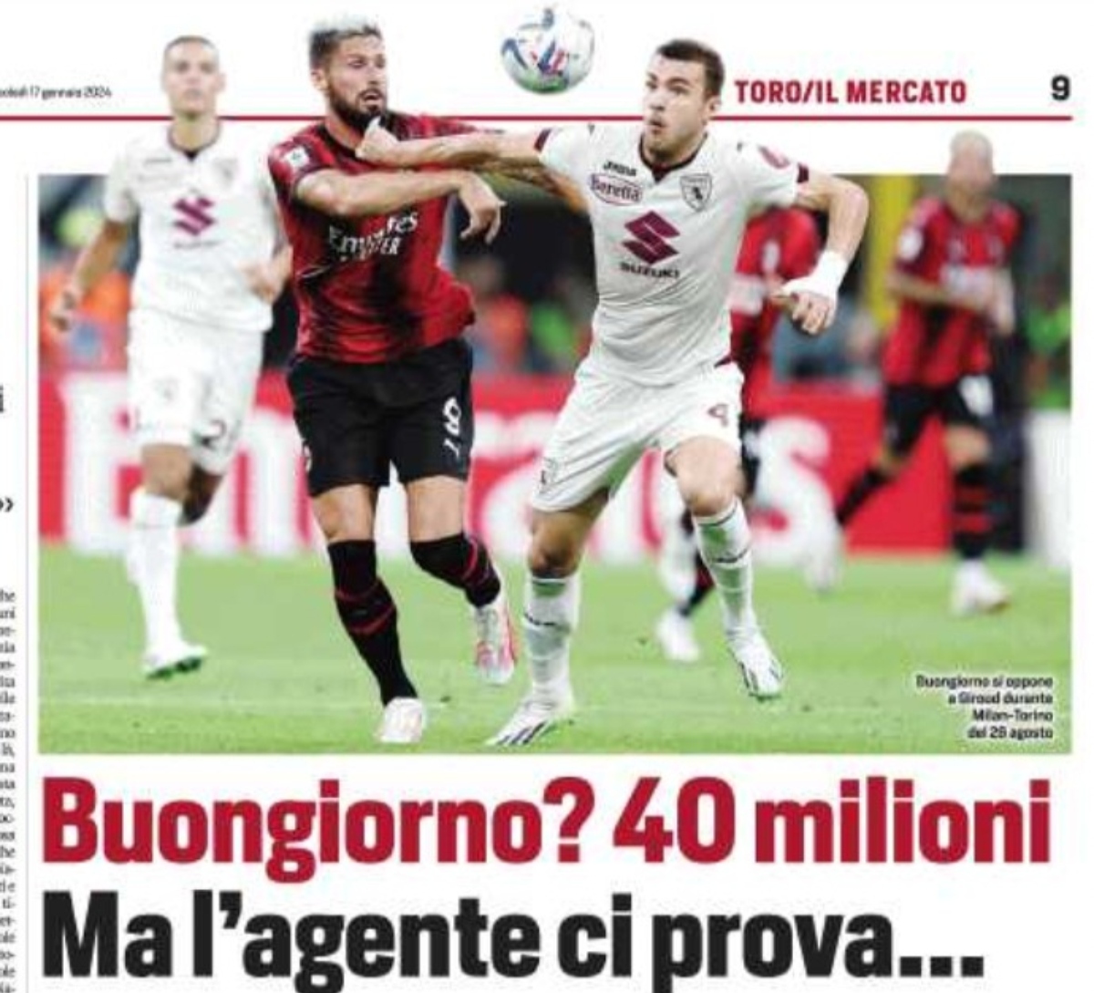 Calciomercato Milan Alessandro Buongiorno Incontra Il Suo Agente