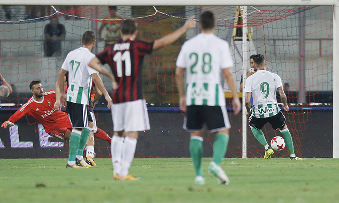 Amichevole - Milan-Betis a Catania