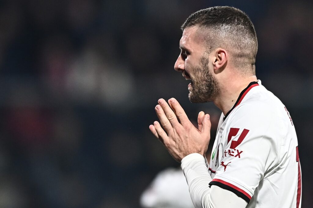 Rebic durante Cremonese-Milan.