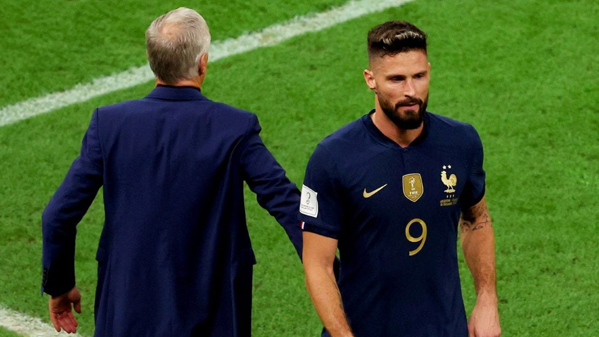 Francia-Argentina, la reazione di Giroud al cambio di Deschamps