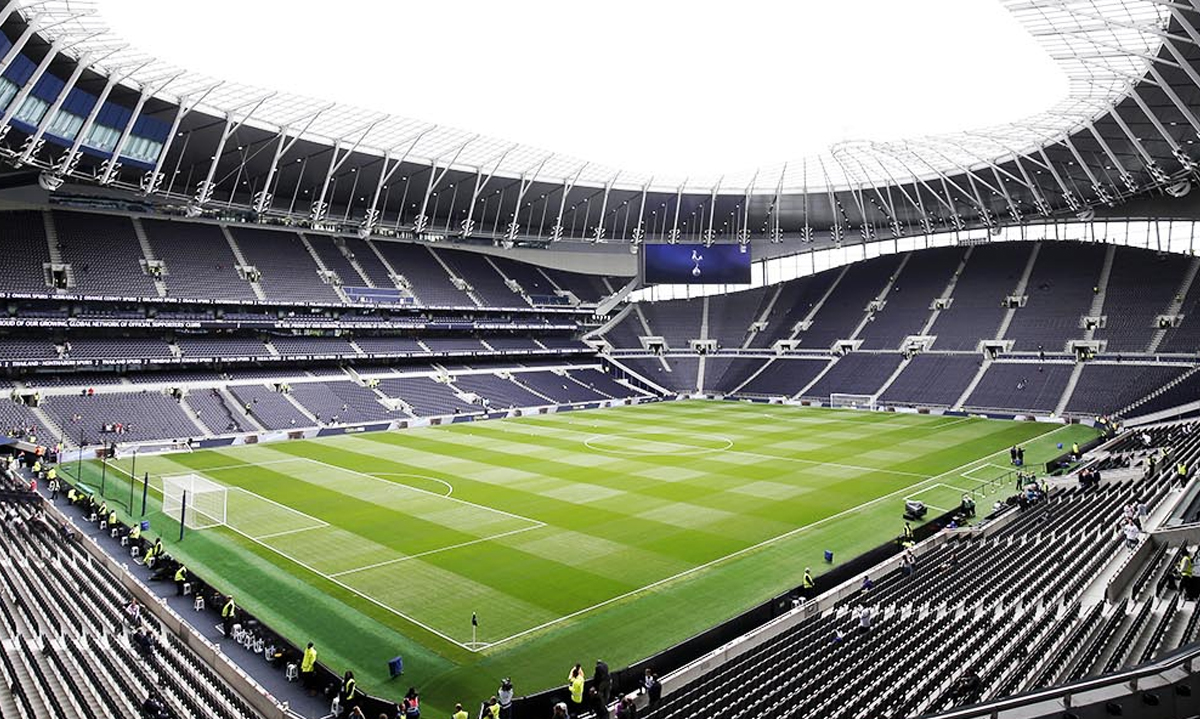 Il Tottenham Hotspurs Stadium che ospiterà il Milan mercoledì sera