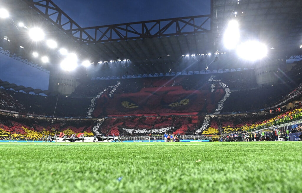 Milan-Inter, lo spettacolo della Curva Sud. (Credit: Image Photo Agency)