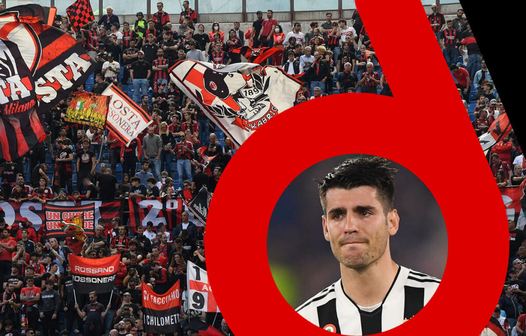 Tifosi Milan pazzi per il possibile acquisto di Alvaro Morata.