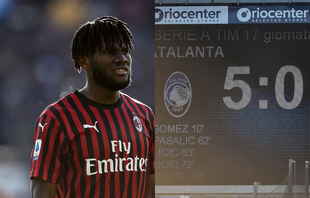 Atalanta-Milan 5-0 del 2019