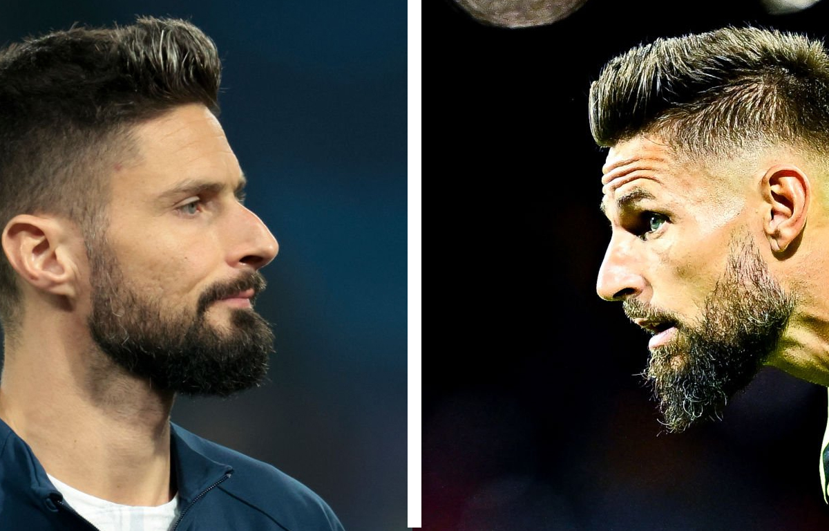 Giroud e Costil, che somiglianza