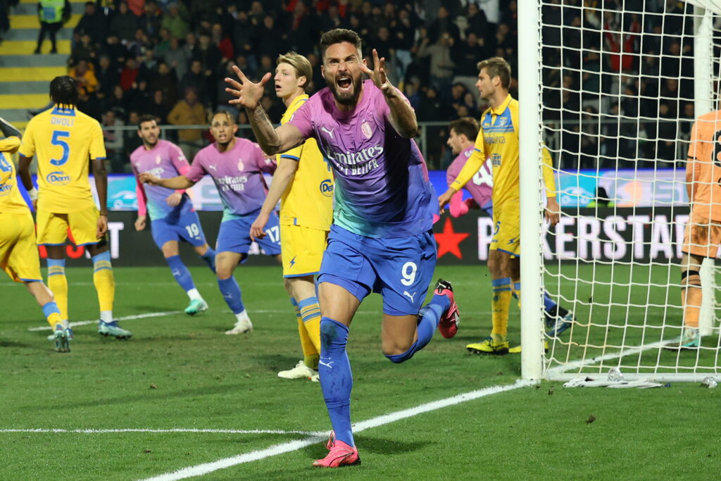 milan, giroud, frosinone