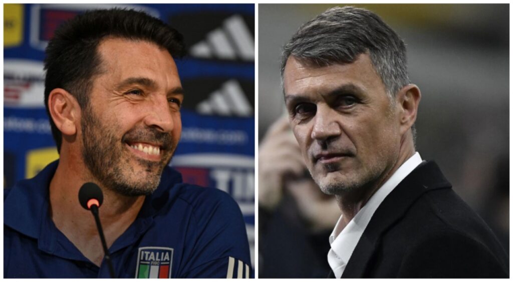 Il divertente siparietto social tra Gianluigi Buffon e Paolo Maldini