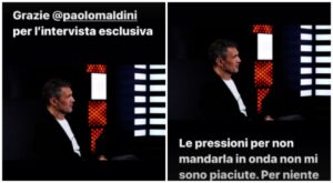 Milan, Alessandro Alciato: intervista a Paolo Maldini? Pressioni per non mandarla in onda