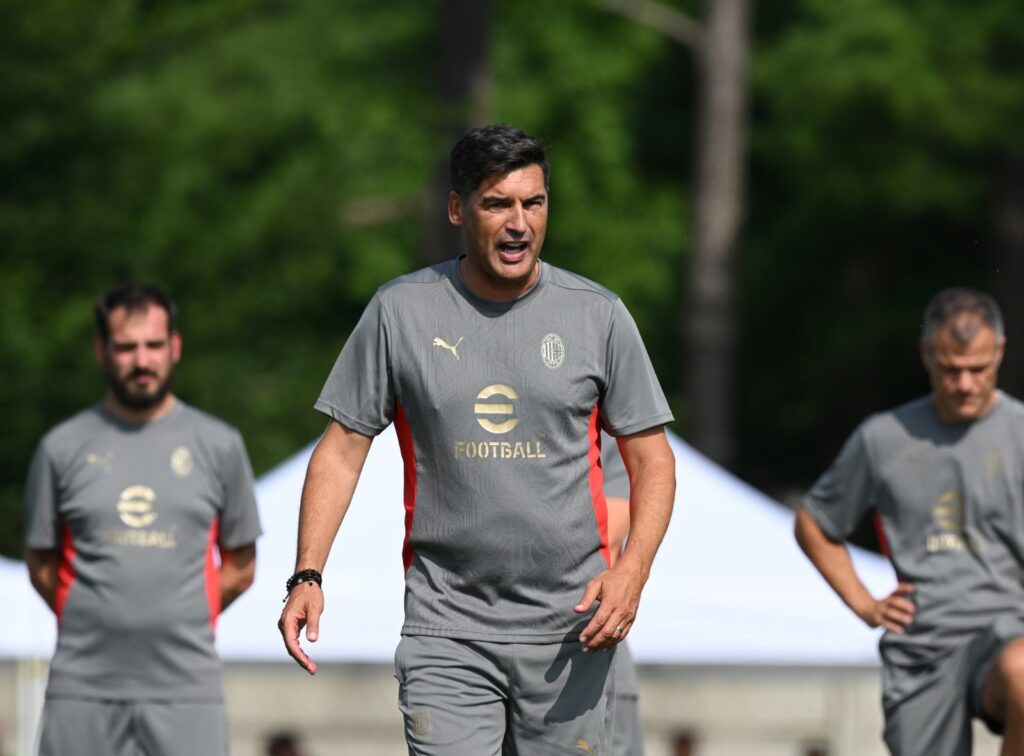 fonseca in allenamento