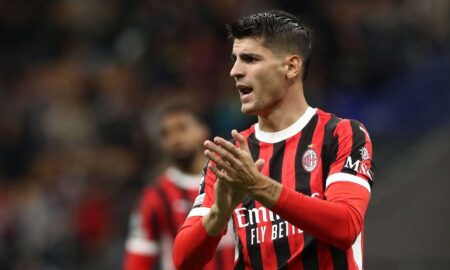 fonseca milan alvaro morata applaude