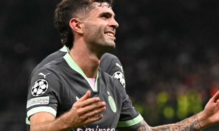 CALCIOMERCATO milan, pulisic esulta in champions league